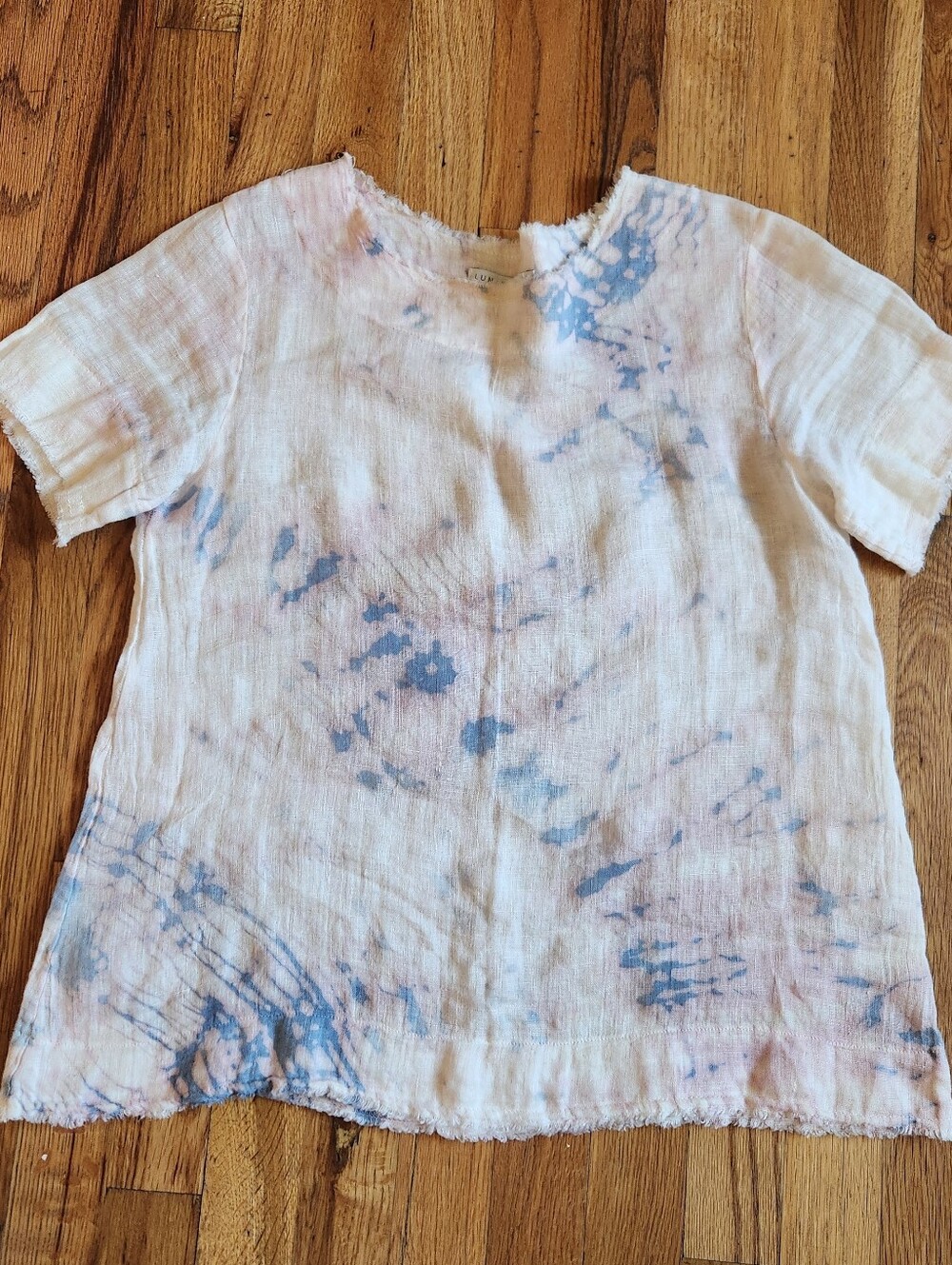 Luna Luz Relaxed Linen Top Sz XS